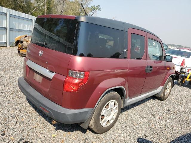 5J6YH1H35AL001266 - 2010 HONDA ELEMENT LX MAROON photo 3