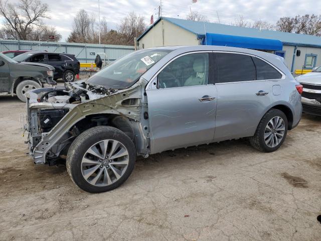 5FRYD4H41GB049661 - 2016 ACURA MDX TECHNOLOGY SILVER photo 1