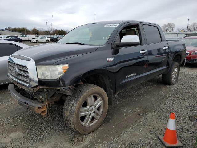 5TBDV58117S468168 - 2007 TOYOTA TUNDRA CREWMAX LIMITED BLACK photo 1