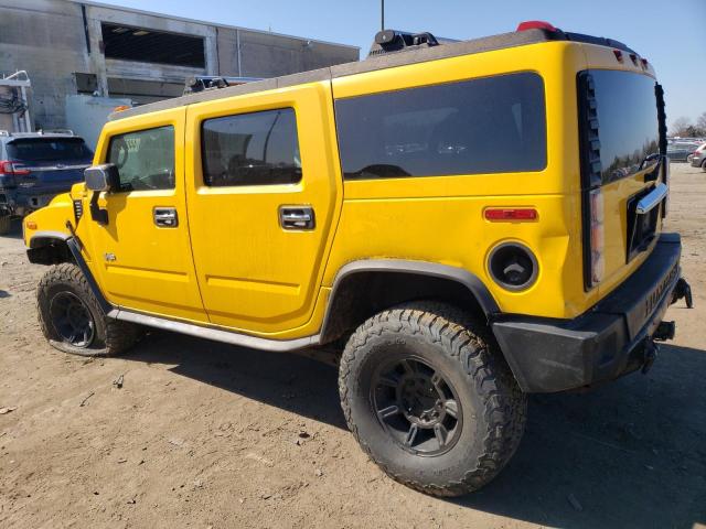 5GRGN23U95H105069 - 2005 HUMMER H2 YELLOW photo 2