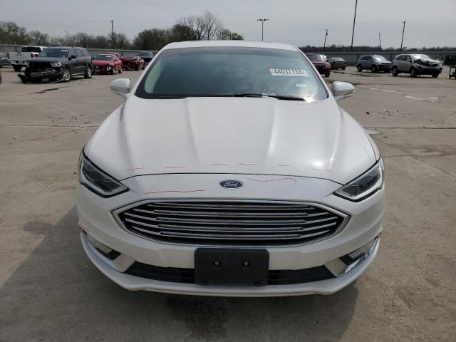 3FA6P0K92HR397813 - 2017 FORD FUSION TITANIUM WHITE photo 5