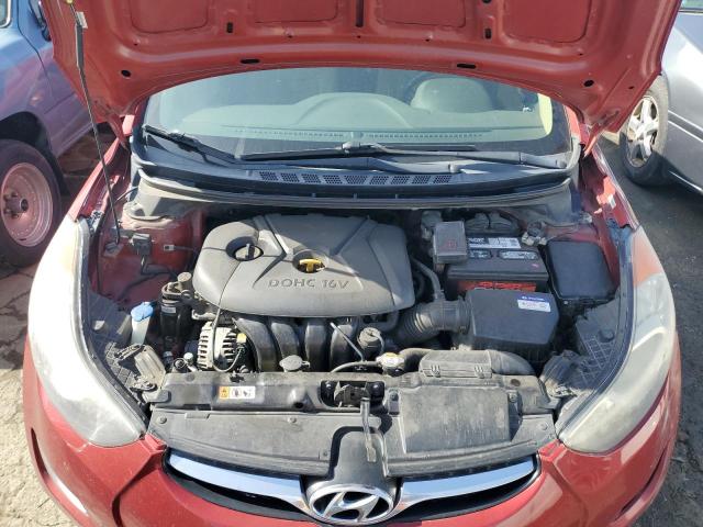 KMHDH4AE7CU260478 - 2012 HYUNDAI ELANTRA GLS RED photo 11