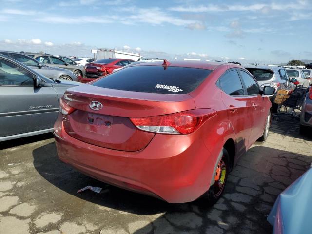 KMHDH4AE7CU260478 - 2012 HYUNDAI ELANTRA GLS RED photo 3