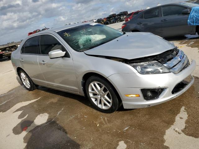 3FAHP0JA0CR272113 - 2012 FORD FUSION SEL GRAY photo 4