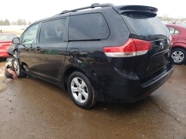 5TDKK3DC1CS215932 - 2012 TOYOTA SIENNA LE BLACK photo 2