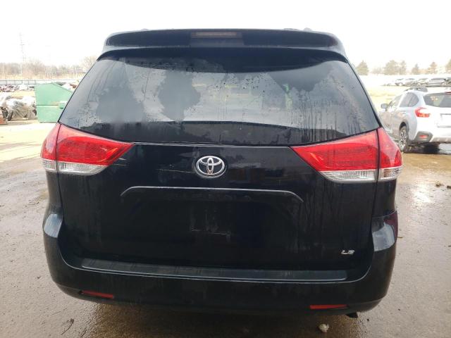 5TDKK3DC1CS215932 - 2012 TOYOTA SIENNA LE BLACK photo 6