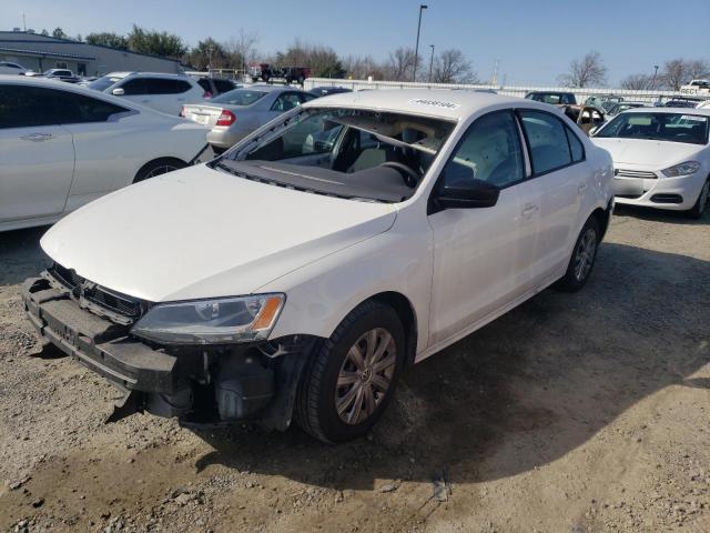 3VW2K7AJ0DM236411 - 2013 VOLKSWAGEN JETTA BASE WHITE photo 1