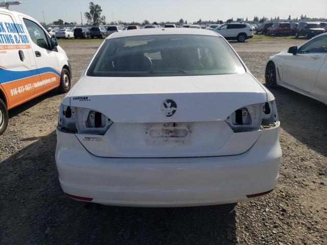 3VW2K7AJ0DM236411 - 2013 VOLKSWAGEN JETTA BASE WHITE photo 6