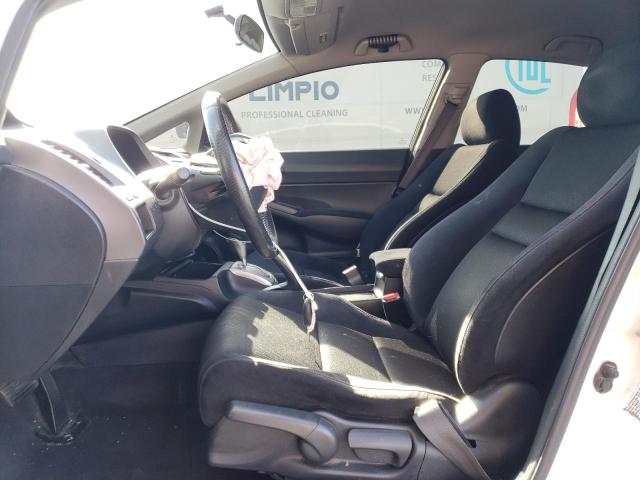 19XFA1F67AE017587 - 2010 HONDA CIVIC LX-S Blanc photo 7