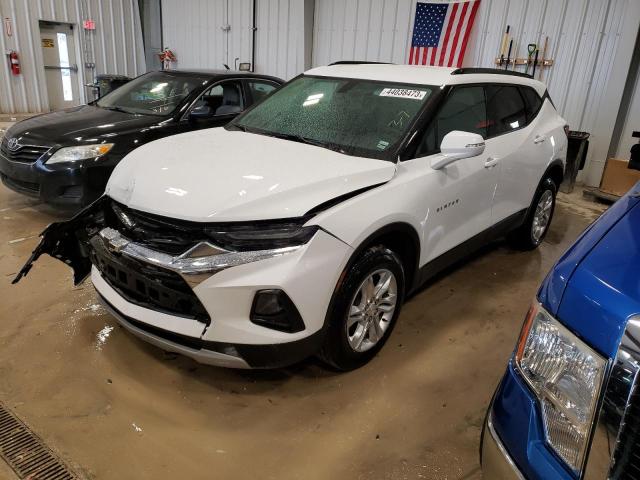 3GNKBCRS5LS677056 - 2020 CHEVROLET BLAZER 2LT WHITE photo 1