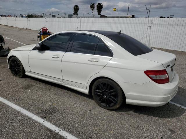 WDDGF54X49R060900 - 2009 MERCEDES-BENZ C 300 WHITE photo 2