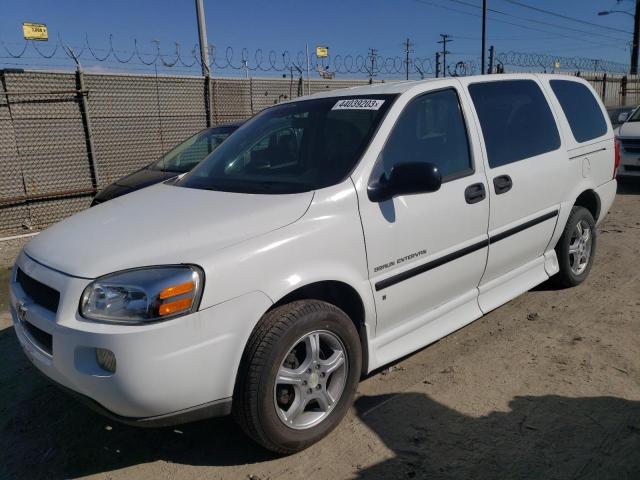 1GBDV13167D123869 - 2007 CHEVROLET UPLANDER INCOMPLETE WHITE photo 1