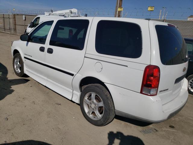 1GBDV13167D123869 - 2007 CHEVROLET UPLANDER INCOMPLETE WHITE photo 2