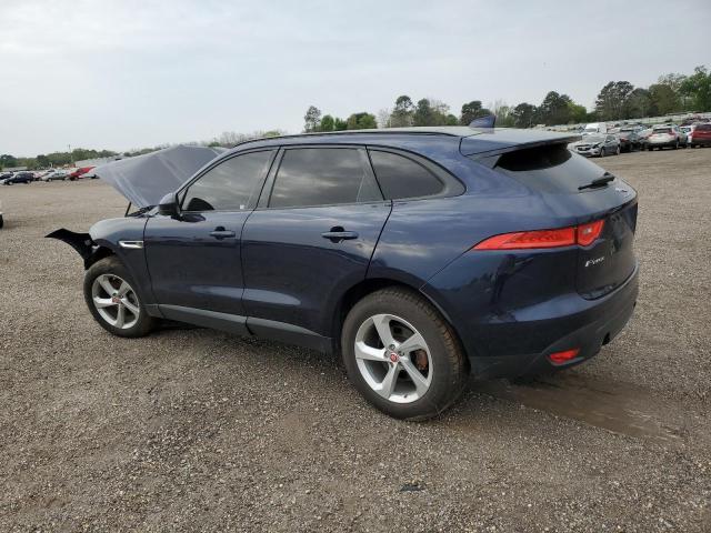 SADCJ2GX5JA291085 - 2018 JAGUAR F-PACE PREMIUM BLUE photo 2