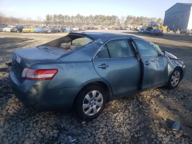 4T1BF3EK9BU750362 - 2011 TOYOTA CAMRY BASE TEAL photo 3