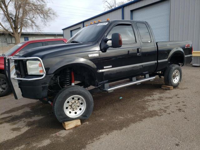 1FTSX21P75EB50368 - 2005 FORD F250 SUPER DUTY BLACK photo 1