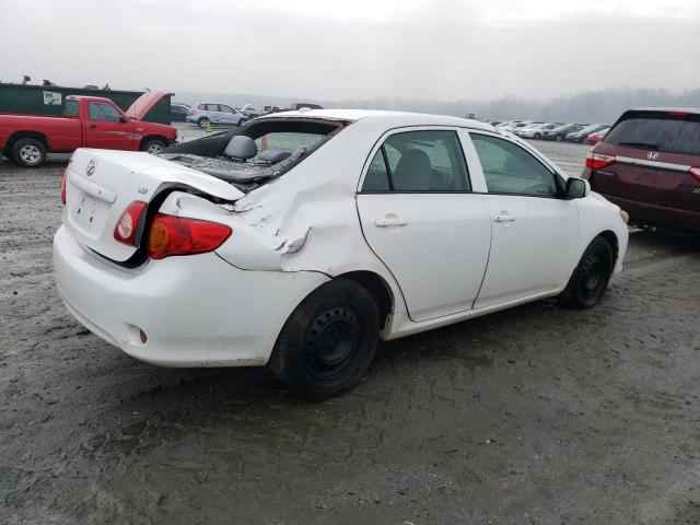 1NXBU40E39Z054331 - 2009 TOYOTA COROLLA BASE WHITE photo 3