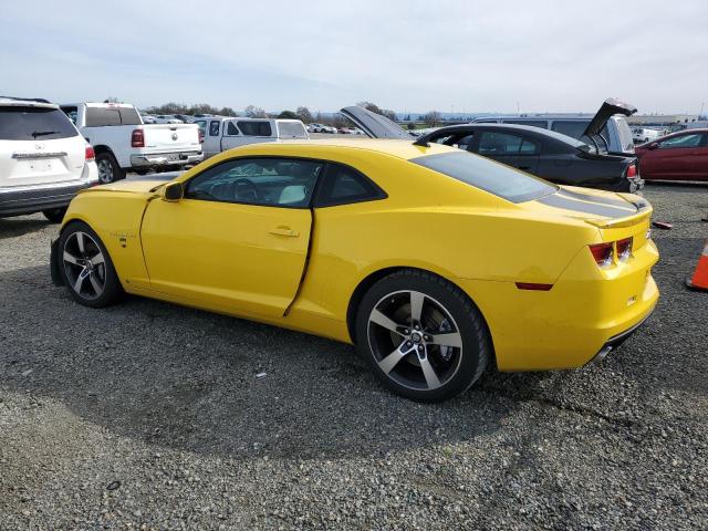 2G1FT1EW4A9139911 - 2010 CHEVROLET CAMARO SS YELLOW photo 2