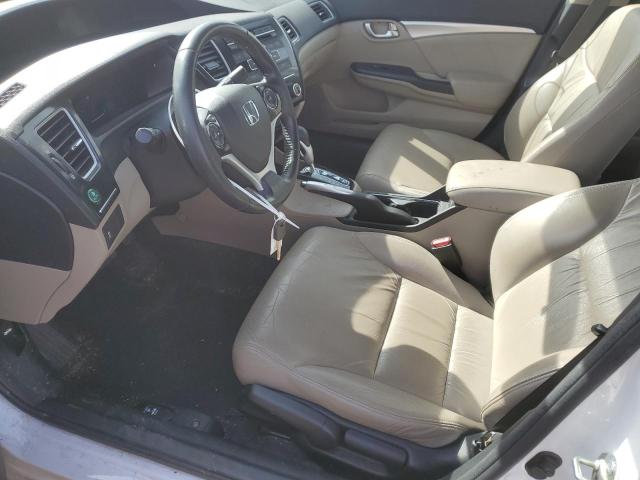 19XFB2F9XDE213671 - 2013 HONDA CIVIC EXL WHITE photo 7