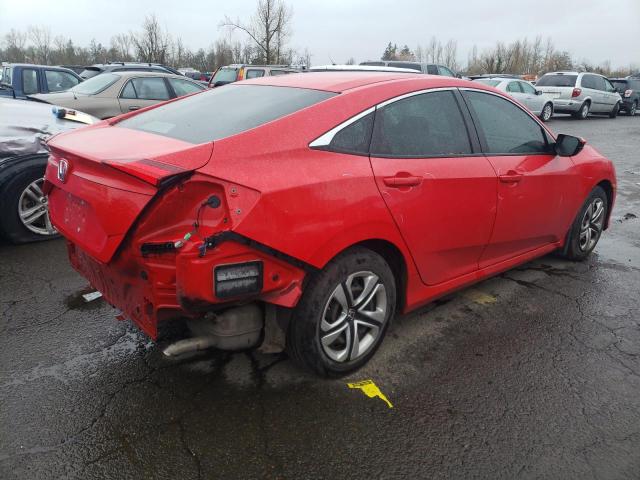 2HGFC2F54HH533896 - 2017 HONDA CIVIC LX RED photo 3