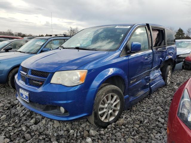 2C4RDGEG9DR661614 - 2013 DODGE GRAND CARA R/T BLUE photo 1