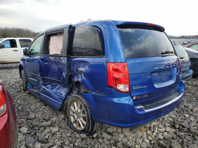 2C4RDGEG9DR661614 - 2013 DODGE GRAND CARA R/T BLUE photo 2