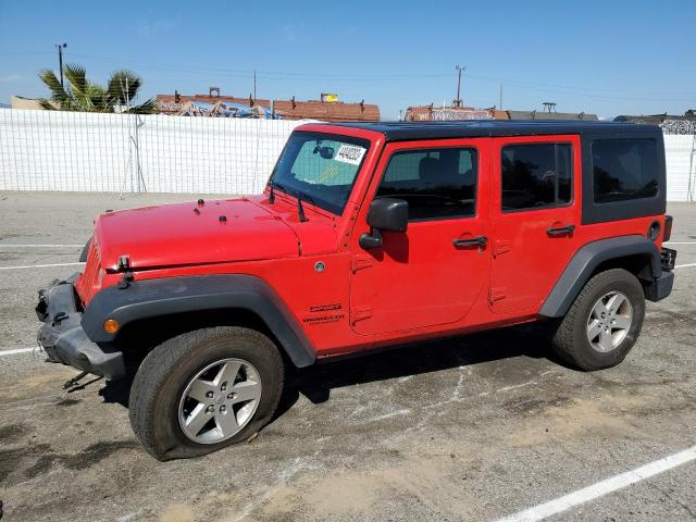 1C4BJWDG7HL728456 - 2017 JEEP WRANGLER U SPORT RED photo 1