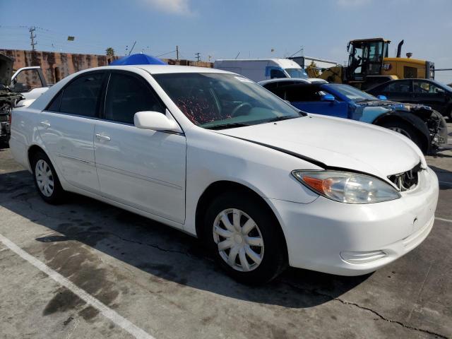 JTDBE32KX20127478 - 2002 TOYOTA CAMRY LE WHITE photo 4