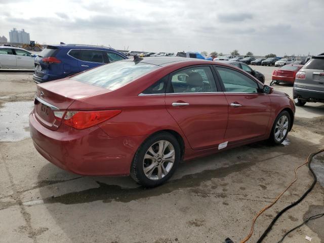 5NPEC4AC1CH464306 - 2012 HYUNDAI SONATA SE MAROON photo 3