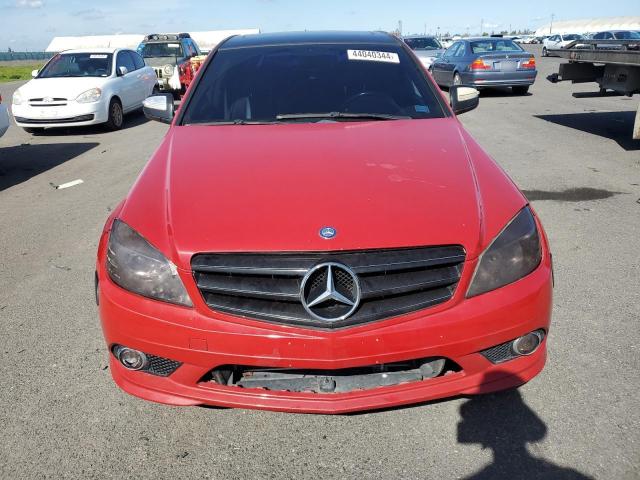 WDDGF54X68R026634 - 2008 MERCEDES-BENZ C 300 RED photo 5