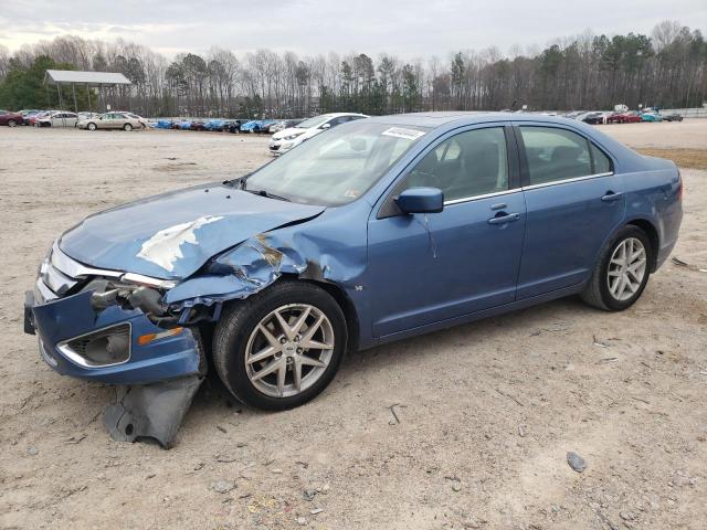 3FAHP0JA6AR408936 - 2010 FORD FUSION SEL BLUE photo 1