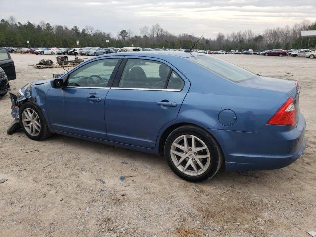 3FAHP0JA6AR408936 - 2010 FORD FUSION SEL BLUE photo 2