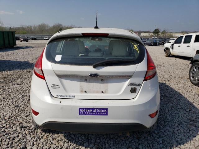 3FADP4FJ1DM113694 - 2013 FORD FIESTA TITANIUM WHITE photo 6