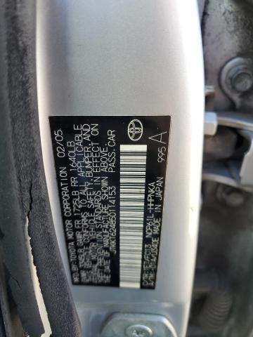 JTKKT624850114153 - 2005 TOYOTA SCION XA SILVER photo 12