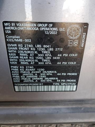 1V2GNPE81PC009157 - 2023 VOLKSWAGEN ID.4 PRO S ვერცხლისფერი ფოტო 13