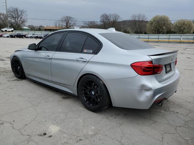 WBA8B3C54JK384583 - 2018 BMW 340 I Plata foto 2