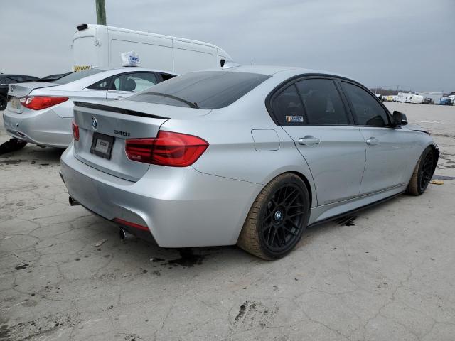 WBA8B3C54JK384583 - 2018 BMW 340 I Plata foto 3