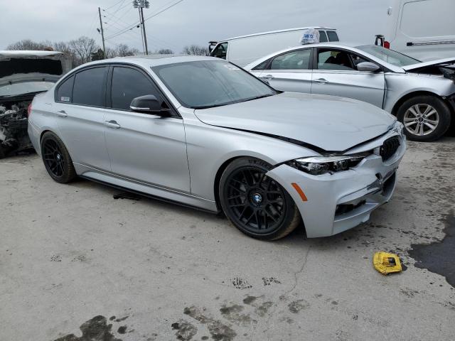 WBA8B3C54JK384583 - 2018 BMW 340 I Plata foto 4