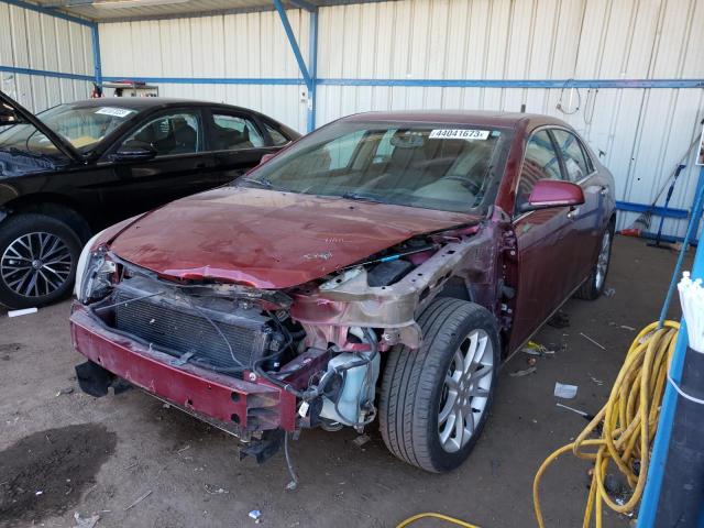 1G1ZE5E77BF175561 - 2011 CHEVROLET MALIBU LTZ მუქწითელი ფოტო 1