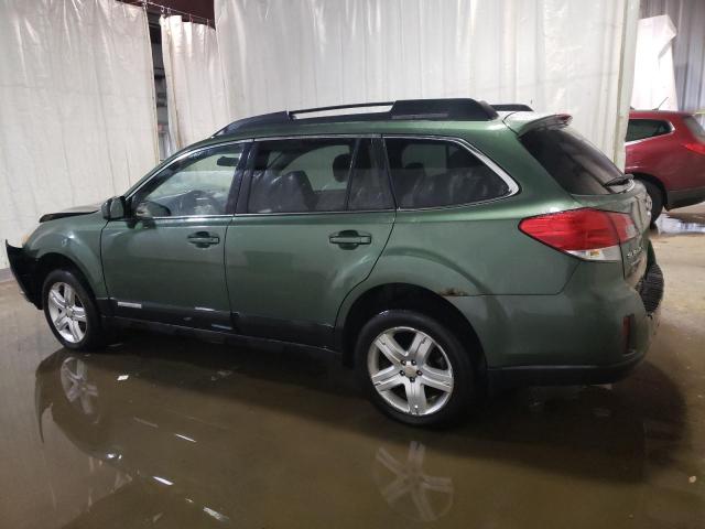 4S4BRBCC4C3221907 - 2012 SUBARU OUTBACK 2.5I PREMIUM GREEN photo 2