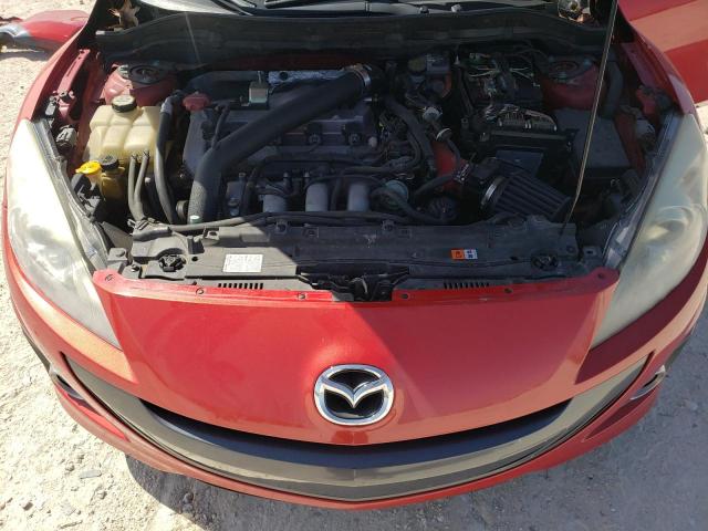JM1BL1L32D1737874 - 2013 MAZDA SPEED 3 RED photo 11