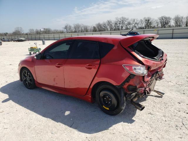 JM1BL1L32D1737874 - 2013 MAZDA SPEED 3 RED photo 2