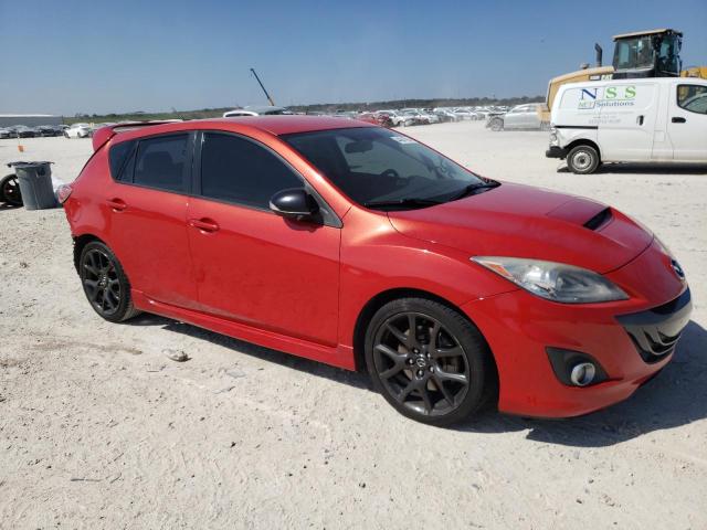 JM1BL1L32D1737874 - 2013 MAZDA SPEED 3 RED photo 4