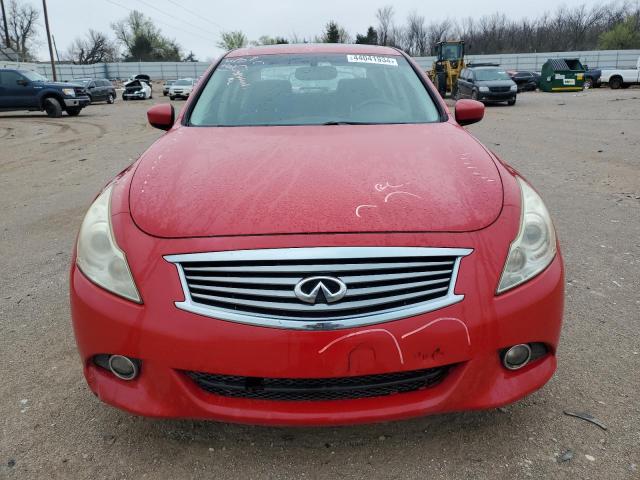 JN1CV6AR9DM352302 - 2013 INFINITI G37 RED photo 5