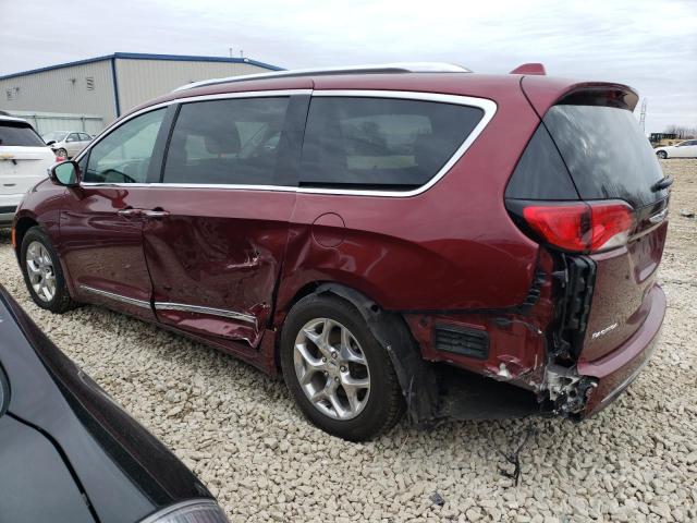 2C4RC1GG8KR576614 - 2019 CHRYSLER PACIFICA LIMITED MAROON photo 2