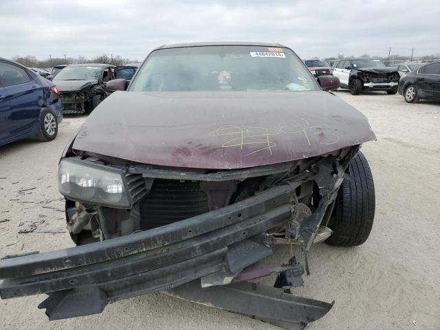 2G1WF52E539259519 - 2003 CHEVROLET IMPALA MAROON photo 5