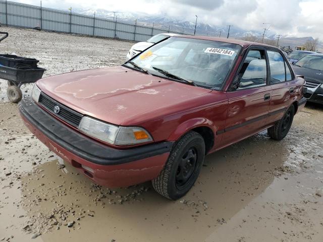 JT2AE94A6M3452089 - 1991 TOYOTA COROLLA DLX MAROON photo 1