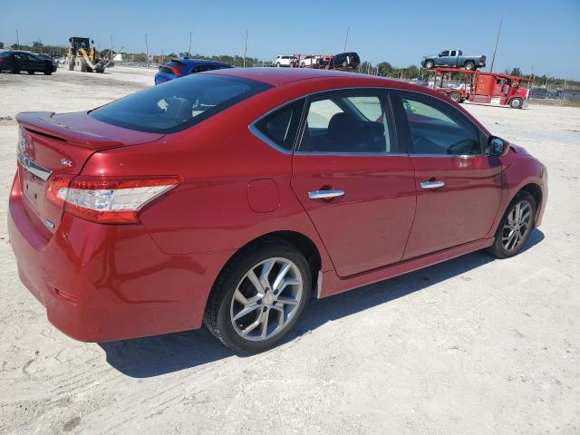 3N1AB7AP7DL792842 - 2013 NISSAN SENTRA S RED photo 3