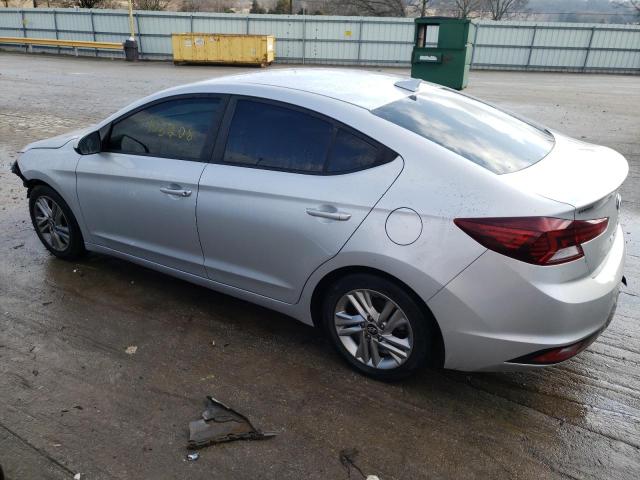 5NPD84LFXKH458961 - 2019 HYUNDAI ELANTRA SEL SILVER photo 2