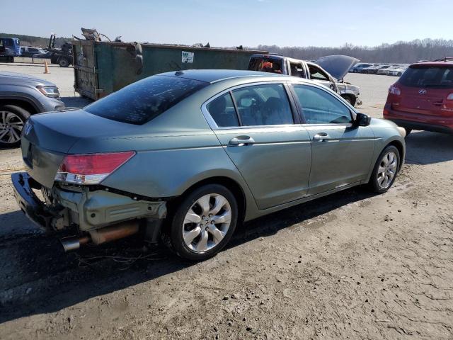 1HGCP26839A152879 - 2009 HONDA ACCORD EXL GREEN photo 3